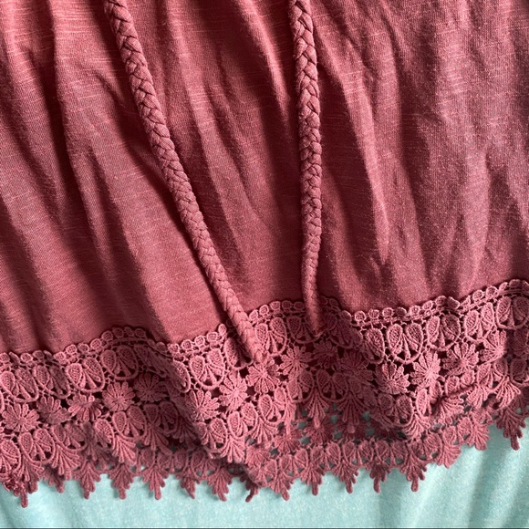 Others Follow Womens Maroon Top - Picture 5 of 5